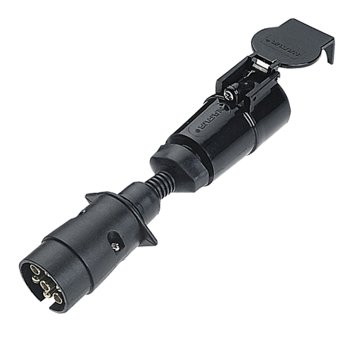 Narva 5 Pin Large Round Socket on Car to 7 Pin Large Round Plug on Trailer - 82260BL - A1 Autoparts Niddrie
 - 1