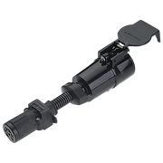 Narva 7 Pin Small Round Socket on Car to 7 Pin Large Round Plug on Trailer - 82275BL - A1 Autoparts Niddrie
 - 1