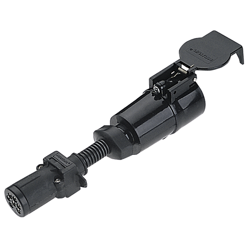 Narva 7 Pin Small Round Socket on Car to 7 Pin Large Round Plug on Trailer - 82275BL - A1 Autoparts Niddrie
 - 1