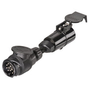 Narva 13 Pin Euro Round Socket on Car to 7 Pin Large Round Plug on Trailer - 82290BL - A1 Autoparts Niddrie
 - 1