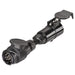 Narva 13 Pin Euro Round Socket on Car to 7 Pin Large Round Plug on Trailer - 82290BL - A1 Autoparts Niddrie
 - 1