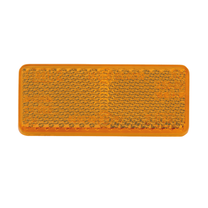 Narva Amber Retro Reflector with Self Adhesive (Pack of 2) - 84036BL
