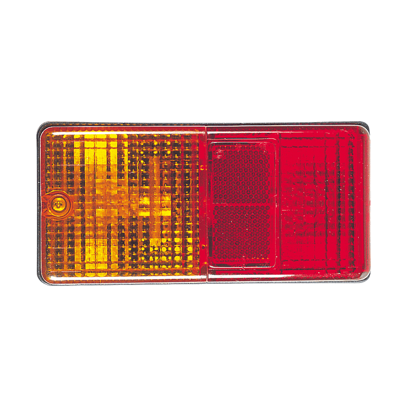 Narva Rear Stop/Tail Direction Indicator Lamp with Licence Plate Option & In-built Retro Reflector - 86470BL