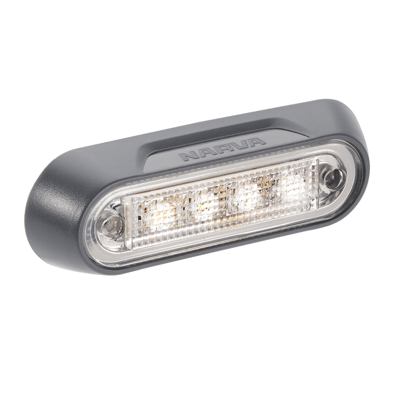 Narva 10-30 Volt Model 8 L.E.D Front End Outline Marker Lamp (White) - 90812BL