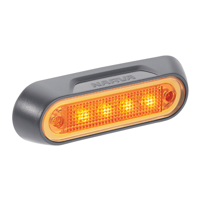 Narva 10-30 Volt Model 8 L.E.D Front End Outline Marker Lamp (Amber) - 90822BL