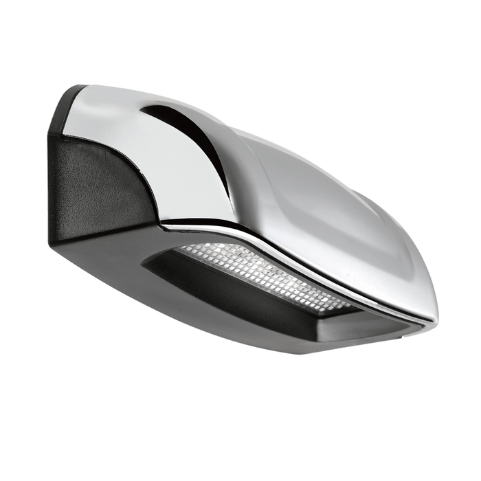 Narva 10-30 Volt Model 8 L.E.D Licence Plate Lamp (Chrome/Black Housing) - 90862CBL