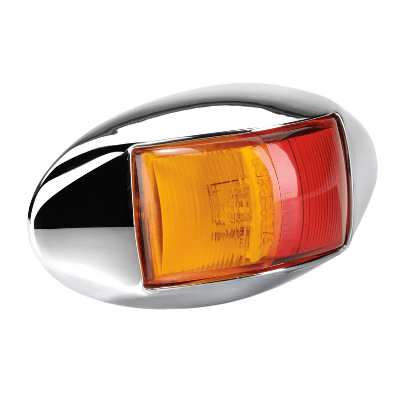 Narva 10-33 Volt Model 14 L.E.D Side Marker Lamp (Red/Amber) - 91404CBL