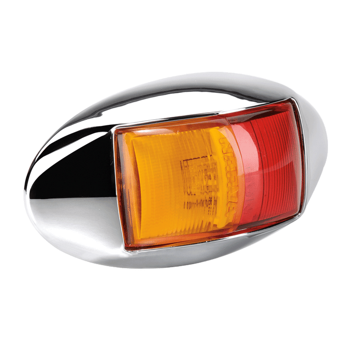 Narva 10-33 Volt Model 14 L.E.D Side Marker Lamp (Red/Amber) - 91404CBL