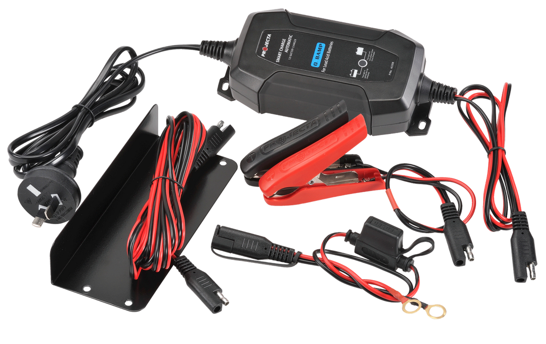 Projecta 12V Automatic 1.5 Amp 4 Stage Battery Charger - AC015
