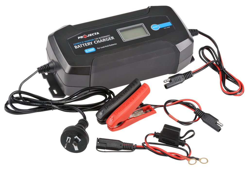 Projecta 12V Automatic 8 Amp 8 Stage Battery Charger - AC080