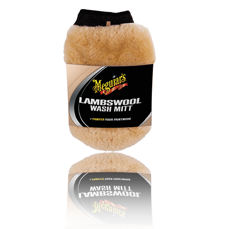 Meguiar's Lambswool Wash Mitt With Bug Remover - A1 Autoparts Niddrie
