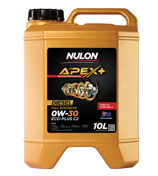 Nulon Apex+ 0W30 Eco-Plus C2 Engine Oil - 10 Litre