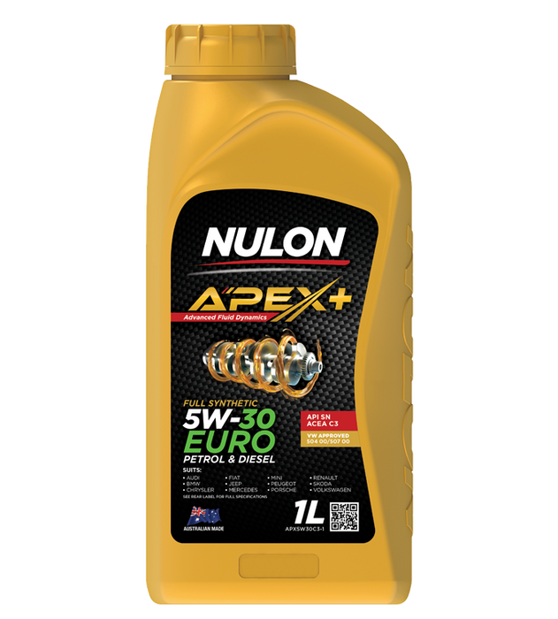 Nulon Apex+ 5W30 Euro Engine Oil - 1 Litre
