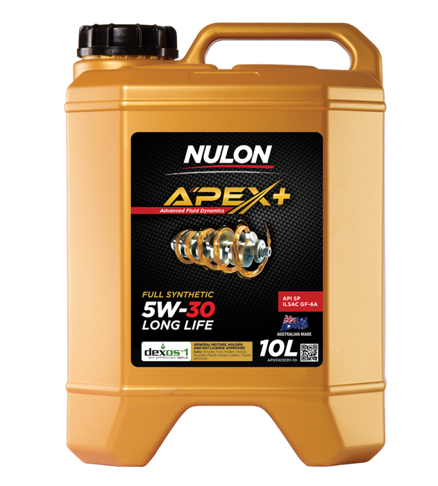 Nulon Apex+ 5W30 Long Life Engine Oil - 10 Litre