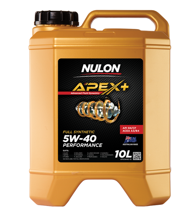 Nulon Apex+ 5W40 Performance Engine Oil - 10 Litre