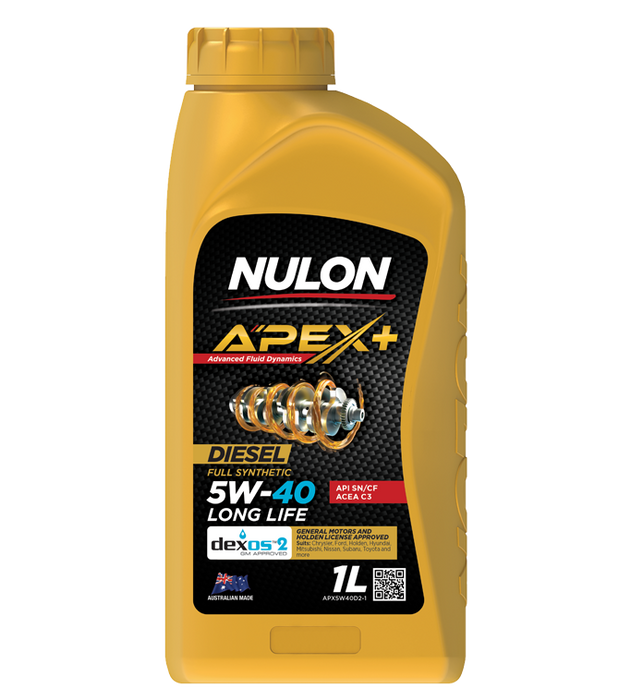 Nulon Apex+ 5W40 Long Life Engine Oil - 1 Litre