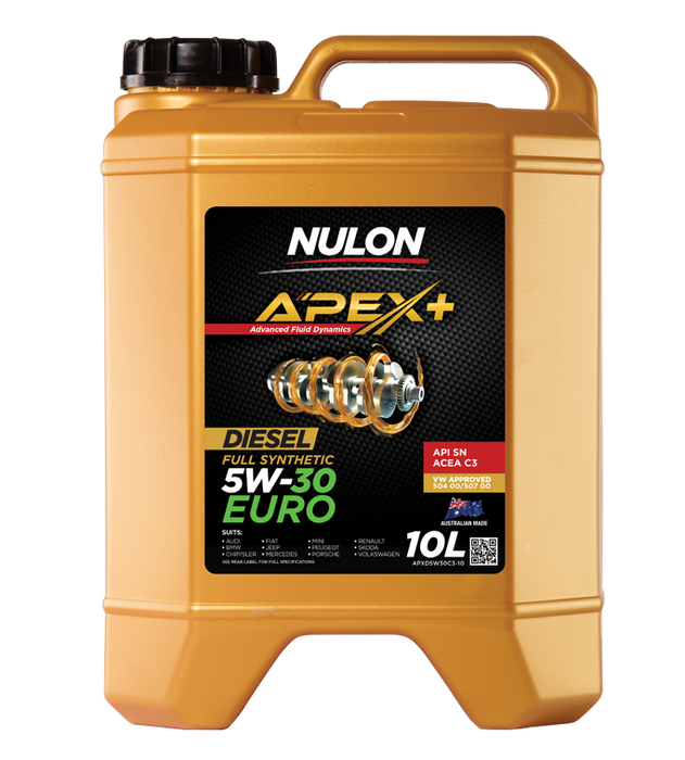 Nulon Apex+ 5W30 Euro Diesel Engine Oil - 10 Litre