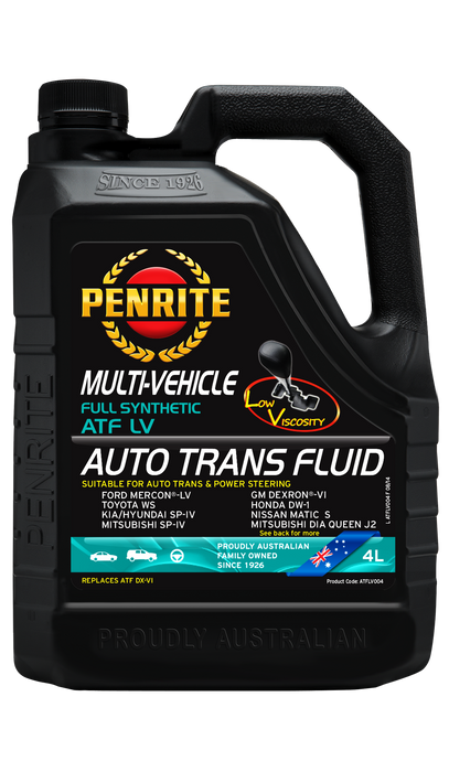 Penrite ATF LV Transmission Fluid 4 Litre - ATFLV004