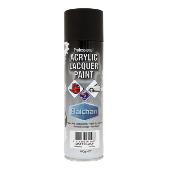Balchan Acrylic Matt Black - 400g