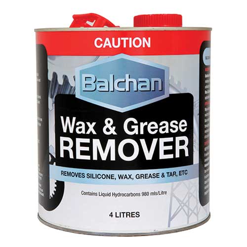 Balchan Wax & Grease Remover - 4 Litre