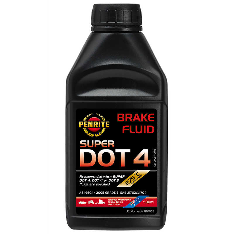 Penrite Super Dot 4 Brake Fluid - 500ml - A1 Autoparts Niddrie
