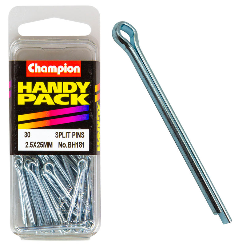 Champion Split Pins [2.5 x 25mm] - BH181