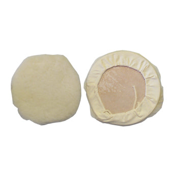 Black Diamond Sheepskin Tie On Buff Pad - 8" - BKD80 - A1 Autoparts Niddrie