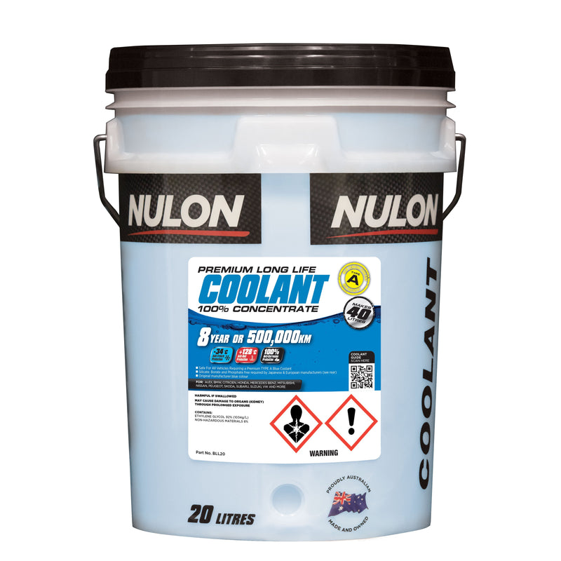 Nulon Blue Long Life Concentrated Coolant - 20 Litre