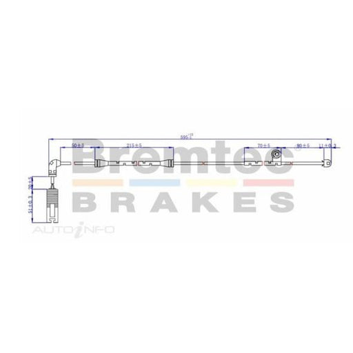 Bremtec Brake Pad Sensor - BTS10 - A1 Autoparts Niddrie
