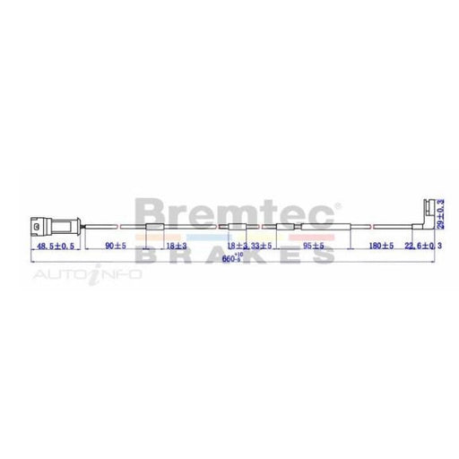 Bremtec Brake Pad Sensor - BTS131 - A1 Autoparts Niddrie
