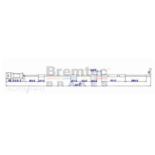 Bremtec Brake Pad Sensor - BTS142 - A1 Autoparts Niddrie
