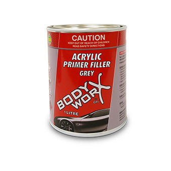 Body Worx Acrylic Primer (Grey) - 1 Litre — A1 Autoparts Niddrie