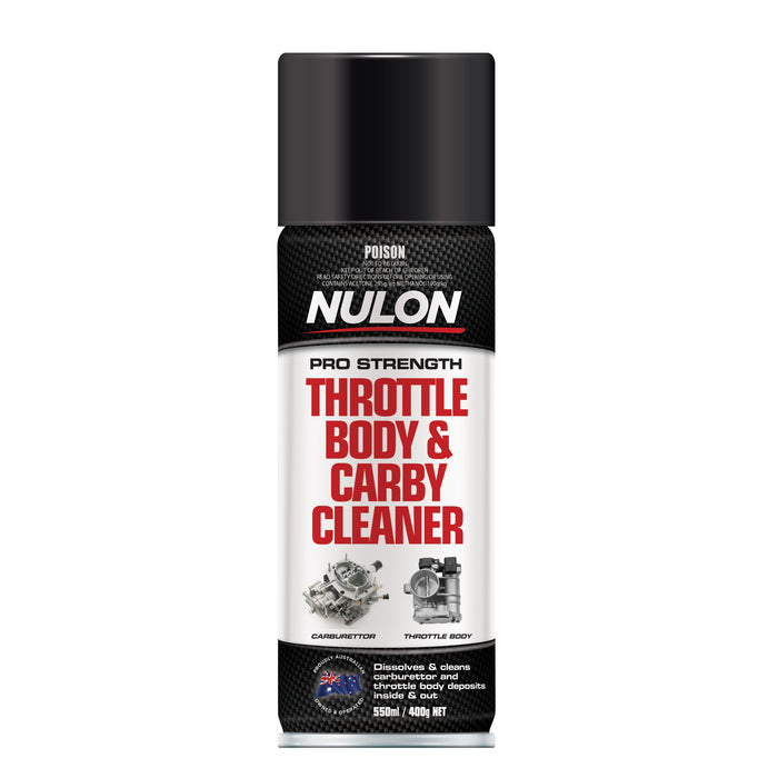 Nulon Pro-Strength Throttle Body & Carby Cleaner - 400gm
