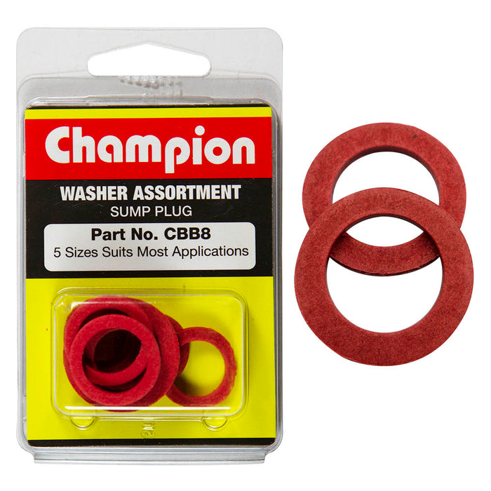 Champion Fibre Sump Plug Washer Assortment - CBB8