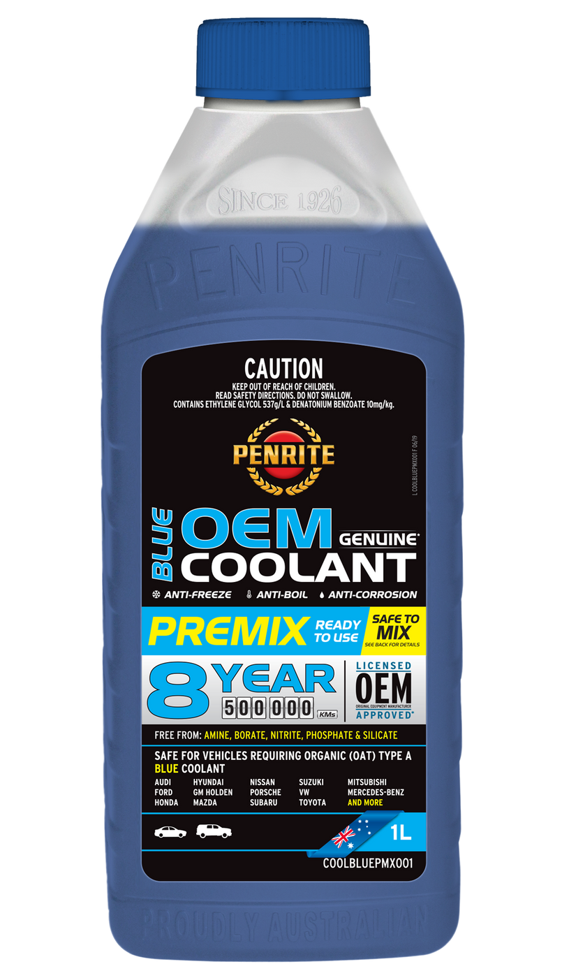 Penrite Blue OEM Coolant Premix - 1 Litre ??? A1 Autoparts Niddrie