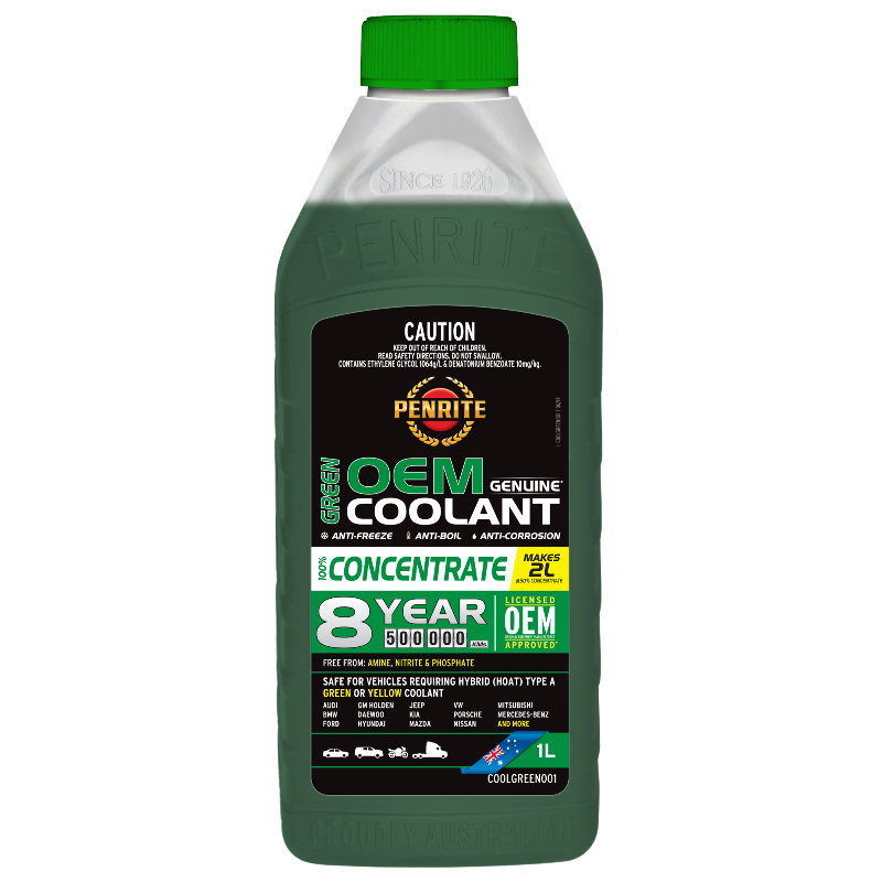 Penrite Green OEM Coolant Concentrate - 1 Litre