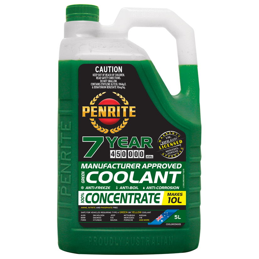 Penrite Green OEM Coolant Concentrate - 5 Litre — A1 Autoparts Niddrie