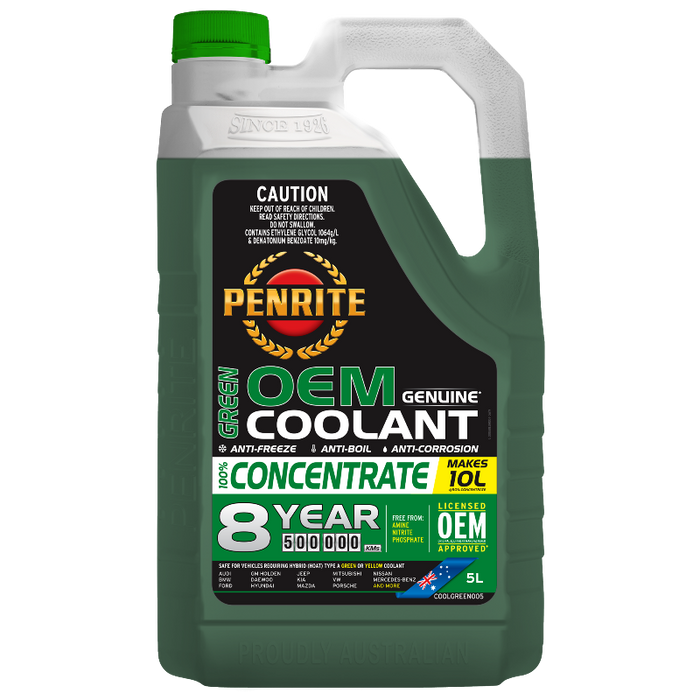 Penrite Green OEM Coolant Concentrate - 5 Litre