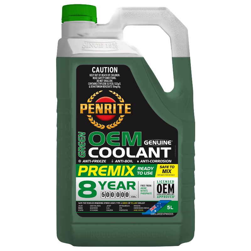 Penrite Green OEM Coolant Premix - 5 Litre