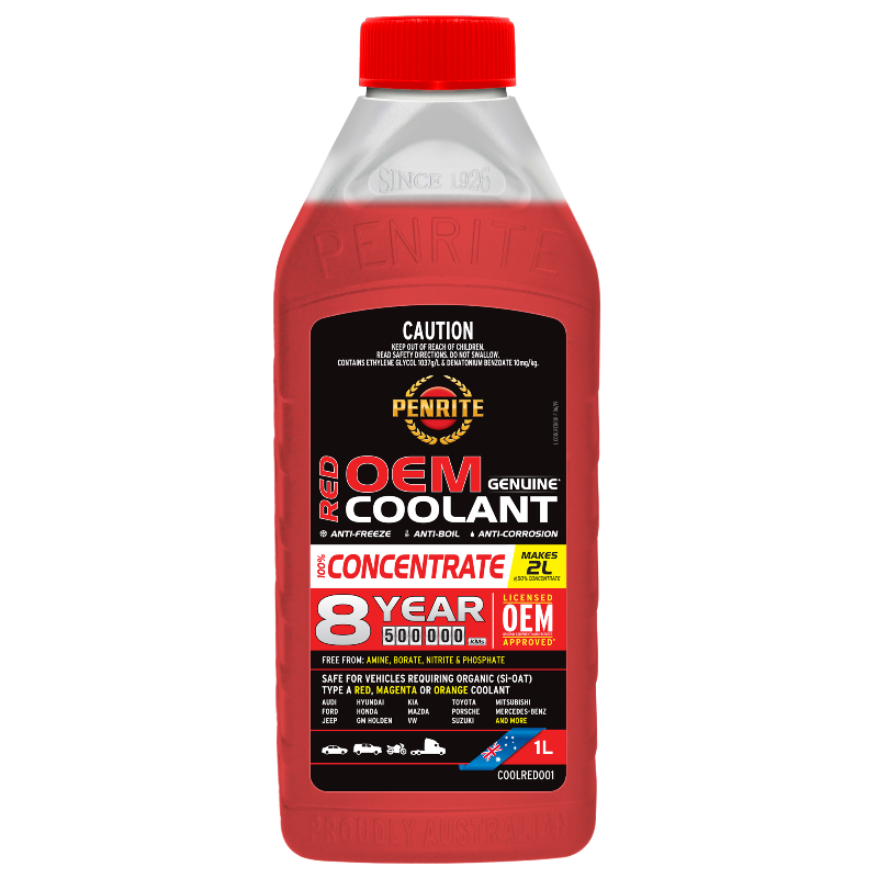 Penrite Red OEM Coolant Concentrate - 1 Litre