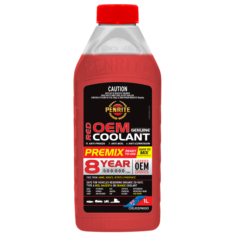 Penrite Red OEM Coolant Premix - 1 Litre