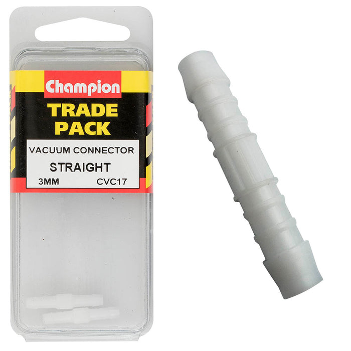 Champion Plastic Straight Connector [3mm] - CVC17