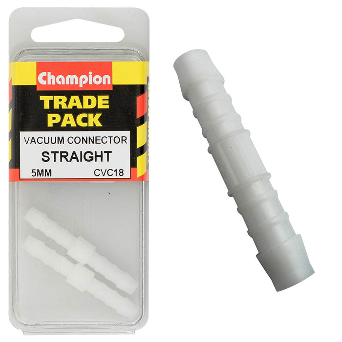 Champion Plastic Straight Connector [5mm] - CVC18