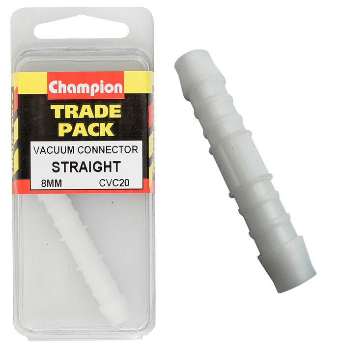 Champion Plastic Straight Connector [8mm] - CVC20