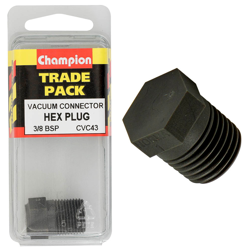 Champion Plastic Hex Taper Plug [3/8