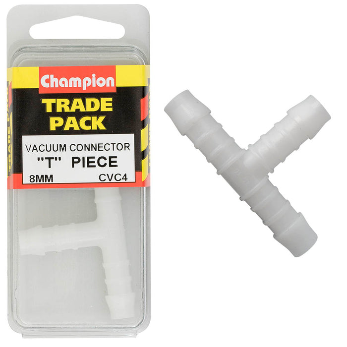 Champion Plastic T-Piece Connector [8mm] - CVC4