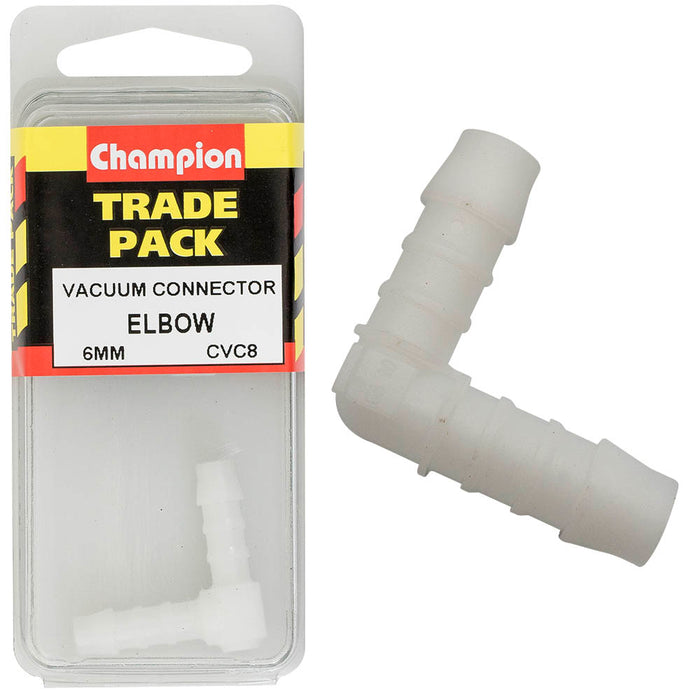 Champion Plastic Elbow Connector [6mm] - CVC8