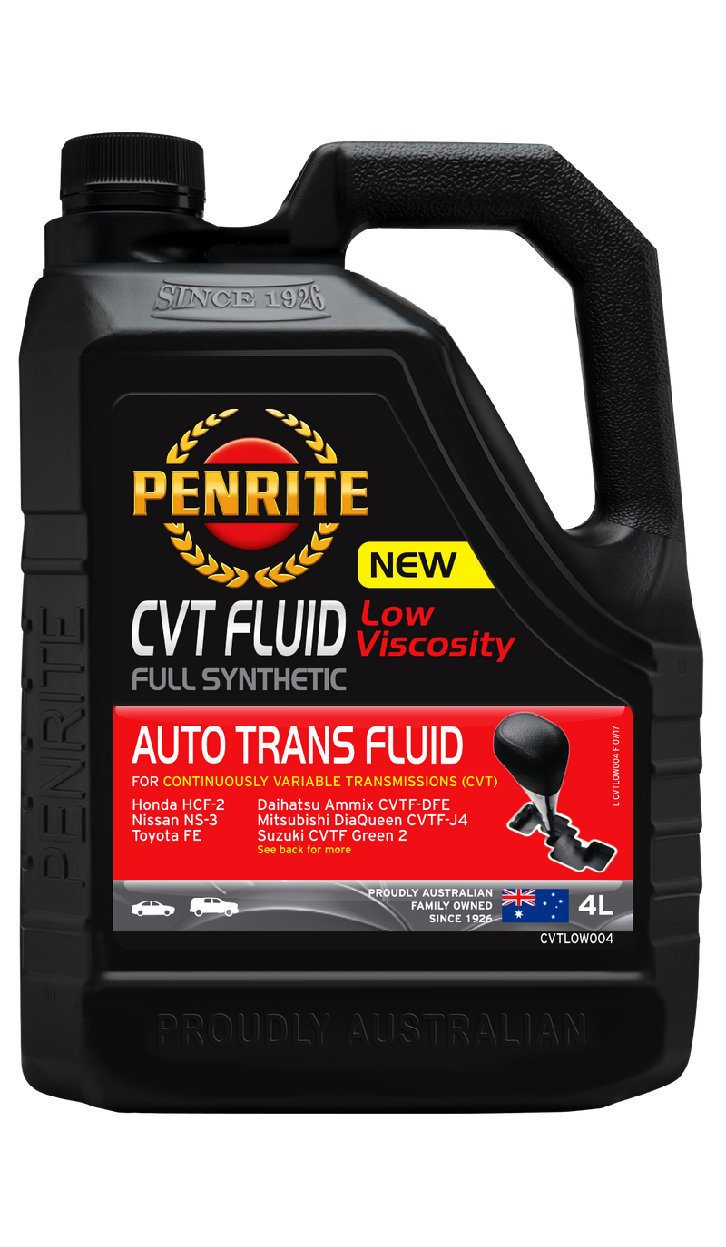 Penrite CVT Low Viscosity Fluid 4 Litre - CVTLOW004