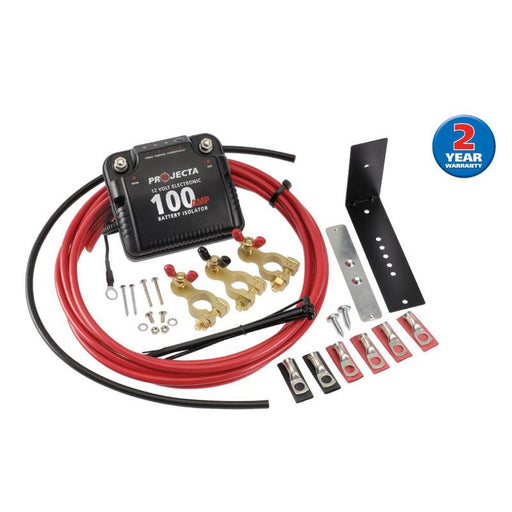 Projecta 12V 100 Amp Electronic Isolator Kit - DBC100K - A1 Autoparts Niddrie

