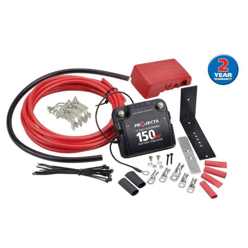 Projecta 12V 150 Amp Electronic Isolator Kit DBC150K — A1 Autoparts